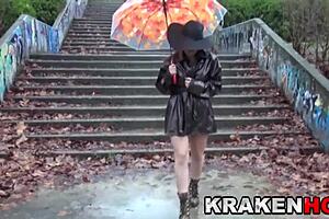 Provocative Ayesax Showing Body At Park Outdoors