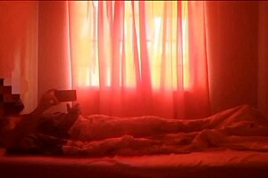 Petite Latina Stepmom Megan Enters Son's Room for Big Cock Fucking