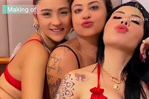 after the club we had our hot little party with big asses and cocks 😈