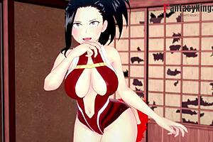 momo yaoyorozu bj tj boku no hero free