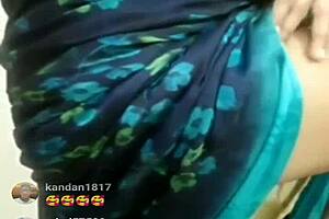 tamil brahmin wife notygeetha shows her nipple on instagram live