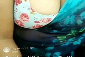 tamil brahmin wife notygeetha shows her nipple on instagram live