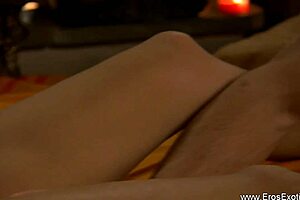 Intense Pussy Licking With Brunette Milf During Massage Session