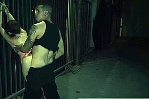 Amateur MILF Bound in Anal Bondage by Guys