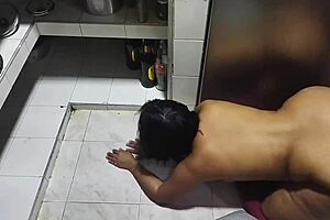 Cougar enjoys stepson while husband is away