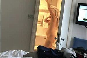 karen fresh out of the shower