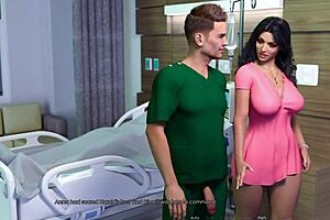 अन्ना की थ्रिलिंग हैंडजॉब सीन हॉस्पिटल में 3डी हेंटाई गेम एडवेंचर से