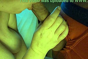 Does My Wife Blow Me With Her Big Tits?