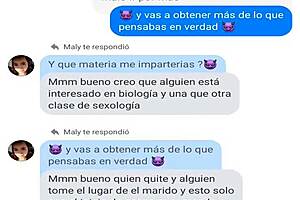 Convincing teacher maly mendoza in fantasy masturbation