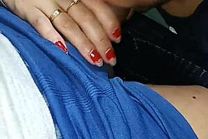 sleepy milf prostitute begs for her milk before bed