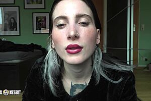 lou nesbit and lia louise play horny stepmother fantasy with dirty talk and femdom