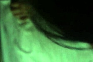 Mature woman fingers pussy and gives blowjob on phone.