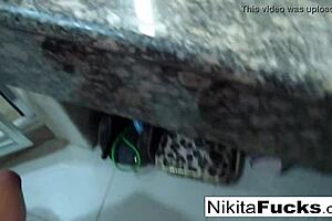 home movie of hot blonde nikita von james masturbating