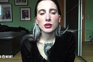 lou nesbit and lia louise play horny stepmother fantasy with dirty talk and femdom