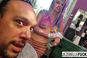 Jezebelle and Leya enjoy nude lesbian sex with big tits