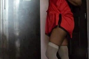 tatiana dances and undresses on stage