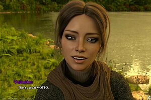 the entrepreneur game features a brunette milf in roleplay with perky natural tits