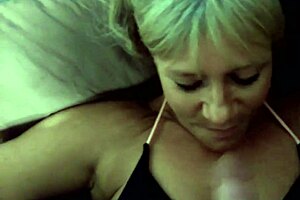 Man, I’m lovin’ this trailer park milf suckin’ my cock and takin’ a facial! Didn’t expect it to be this wild, ya know, just totally blew my mind with that messy finish!