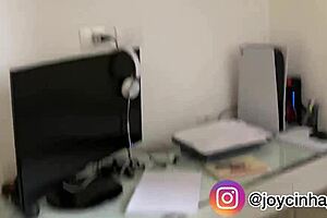 tour my new apartment, see where i record videos, orgasm and double penetration with tattooed milf joyce gumiero 😏