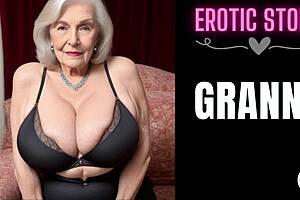 Wow! Gorąca GILF Babcia Mistrzowsko Ssie Kutasa