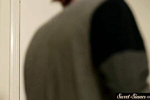 classy mature babe seduces stepson in fantasy roleplay scene