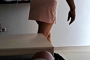 feeling intense pleasure from mother-in-law's blowjob on big black cock