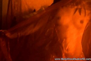 Beautiful and sensuous bollywood lover girl in exotic dance