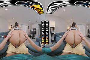 Stepmom Carmela Clutch Does Fucking Chores In VR