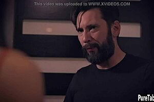 i can't believe how sexy brunette milf gets fucked so hard after blowjob, her tits bouncing