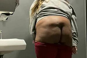 I’m taking hard backshots in this bar bathroom!