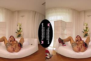 Solo Milf Tattoos Red Fox Masturbates!