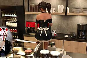 kate's outdoor doggystyle in costume drives me wild