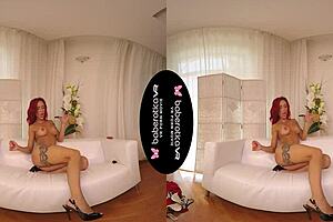 Solo Milf Tattoos Red Fox Masturbates!