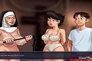 эй анжелика, почему так много грешишь в summertime saga?