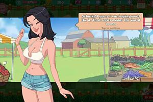 i love playing nutaku booty farm hentai game, part 12 with big tits and ass on the ranch.
