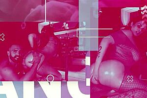 Angel Lima And Tigrao Fuck On The Bar Counter With Big Ass.