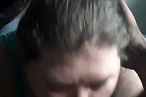 Mature BBW Sucks Monster Cock with Blonde and Brunette Assistance