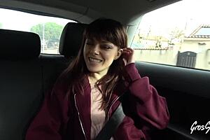 marie fucks her tiny friend with strap-on