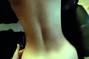 Sucking co-worker's cock then getting fucked.