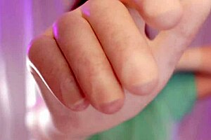 arya grander does asmr with surgical gloves in homemade pov