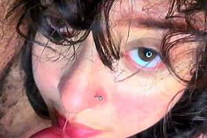 My Horny Stepmom Loves Sniffing My Cock With Her Tongue.