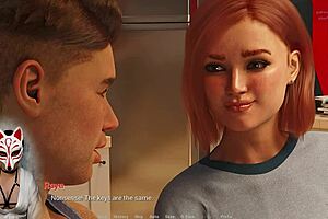 In A Scent 4, the busty MILF gets corrupted in the game