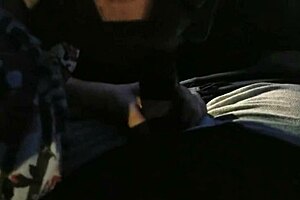 A real hooker gave a car blowjob in public.