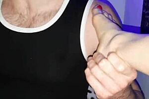 Lena, show me those awesome feet for a hot footjob?