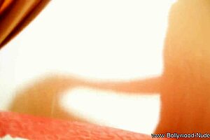 seductive dance from brunette milf undressing