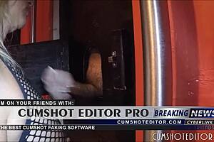 blonde submissive wife drains monster cocks at gloryhole