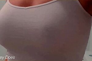 wife amazing shower wet shirt
