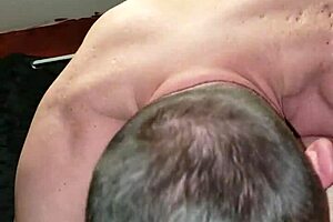 Pregnant redhead milf gets blue creampie, so hot!