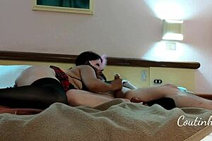 dragged my mom’s latina friend to hotel for big cock pounding.