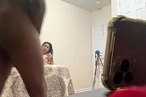 Milf Taelit fucks big black cock in threesome